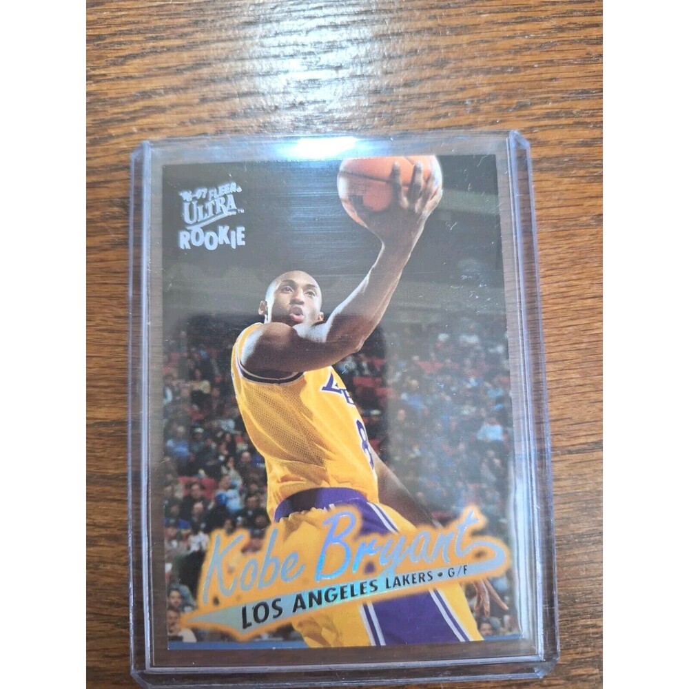 1996-97 Kobe Bryant Rookie Card Fleer Ultra Basketball Card #52